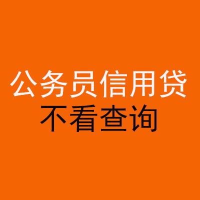 安庆公务员信用贷款